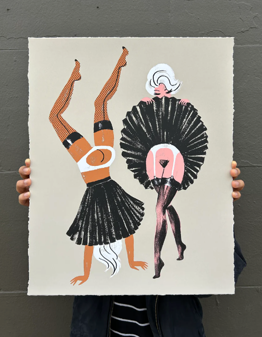Exposure Screen print