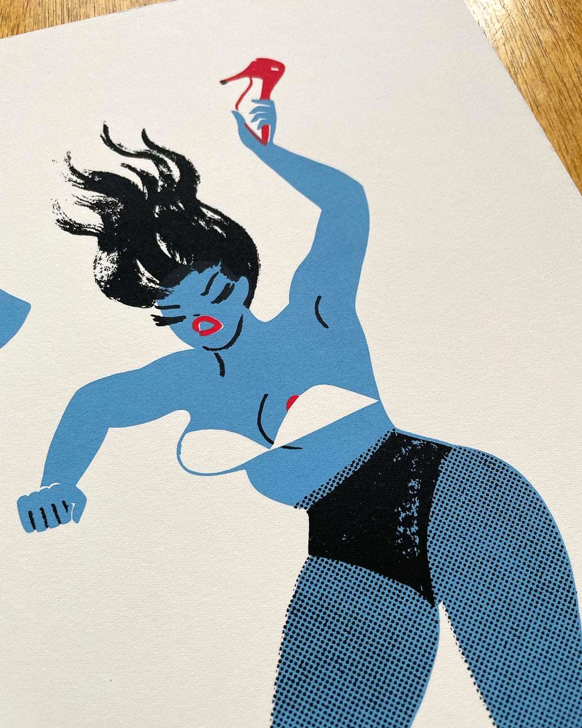 Fight Like A Girl Screen Print