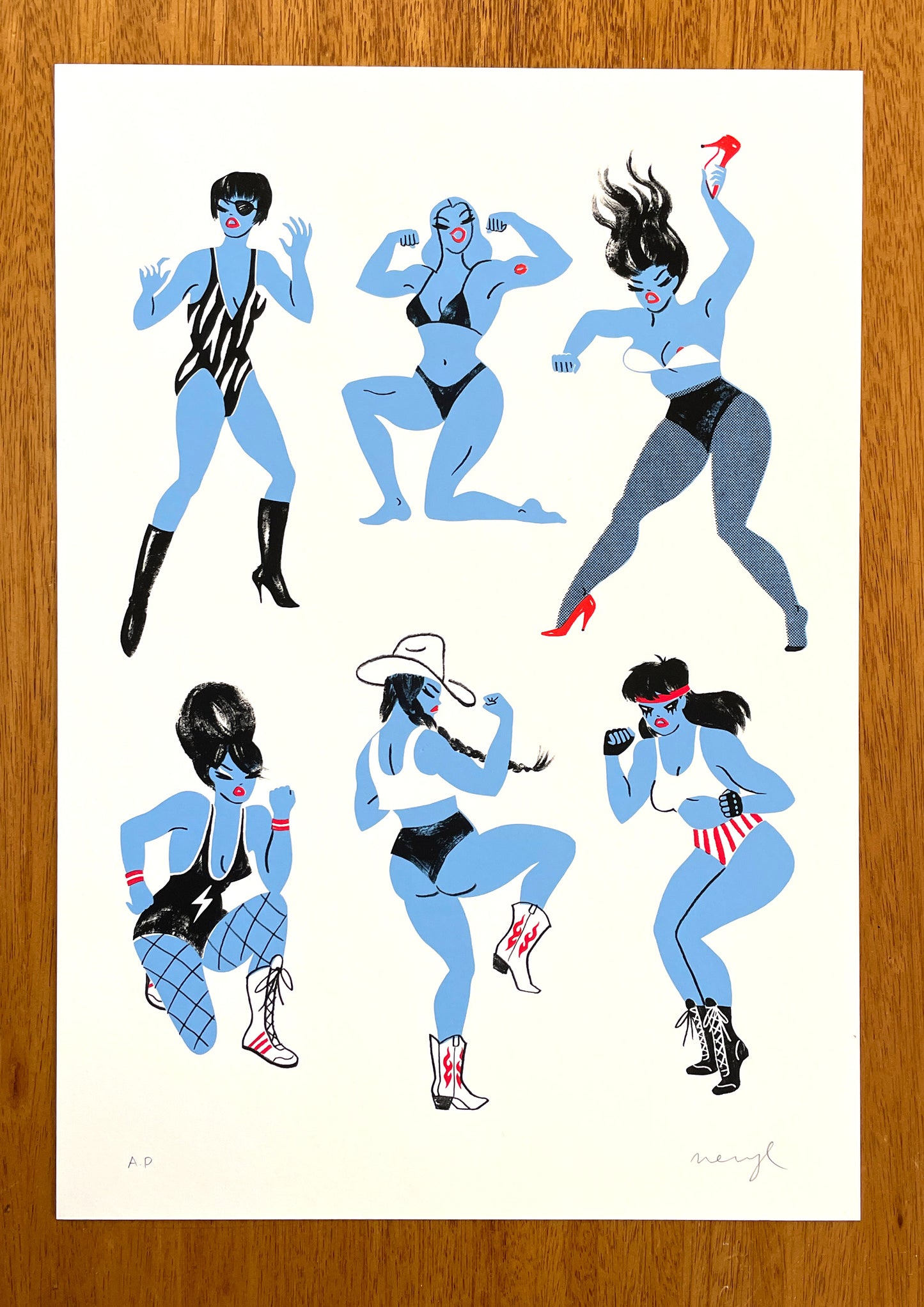 A3 Fight Like a Girl (Artist Proof)