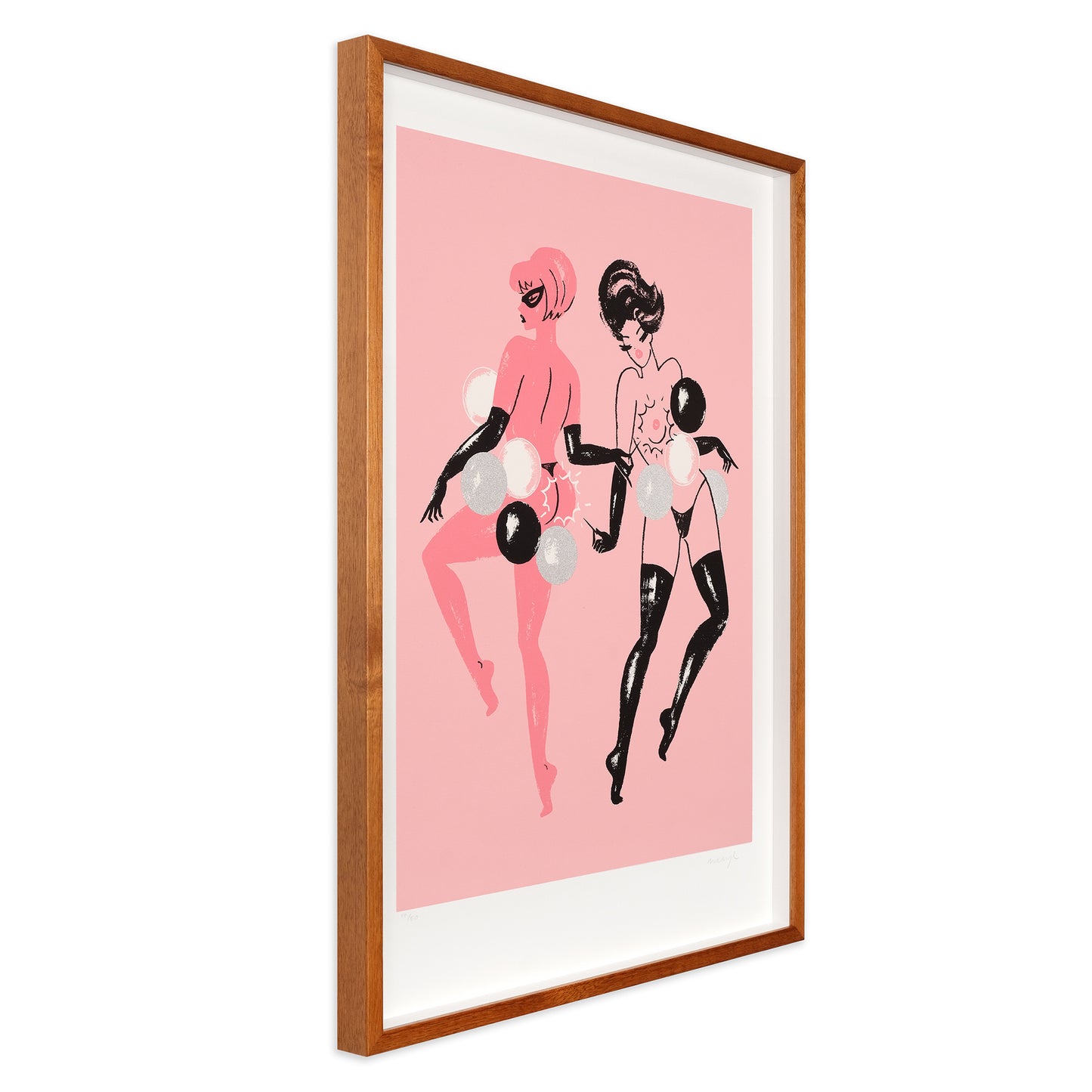 Bubbles Burst Screen print