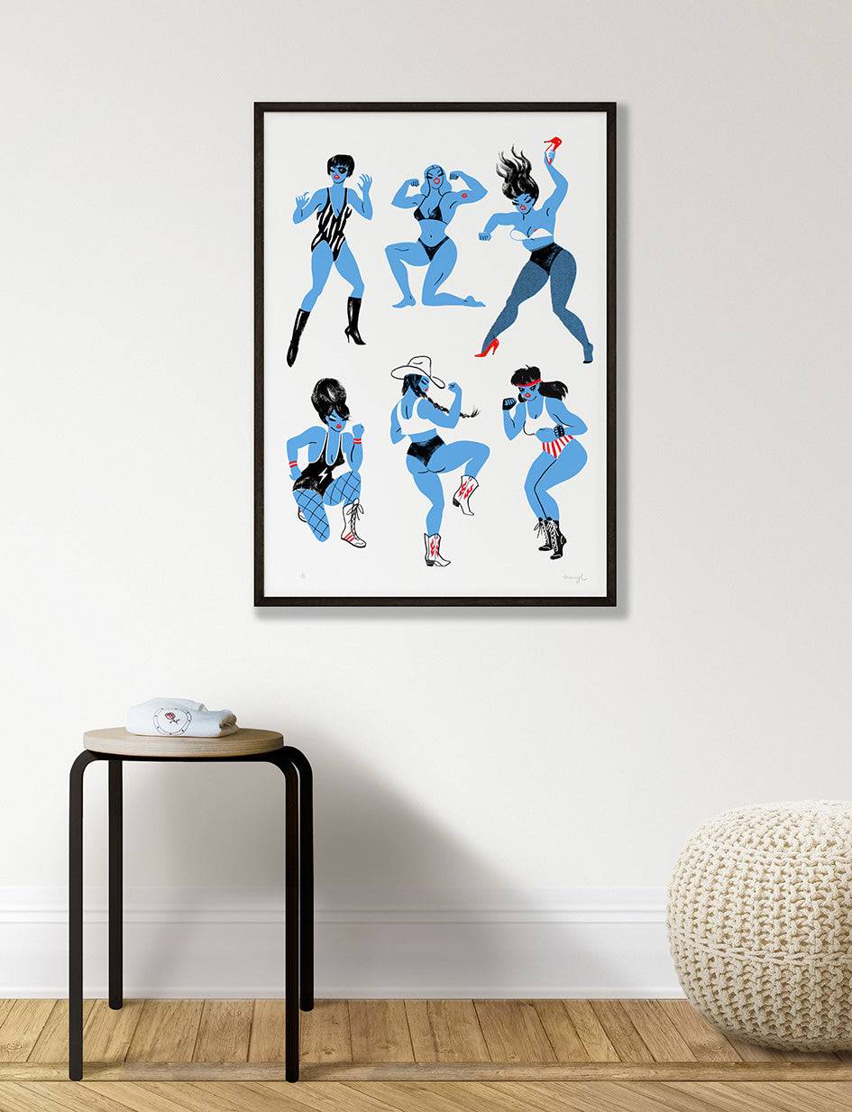 Fight Like A Girl Screen Print