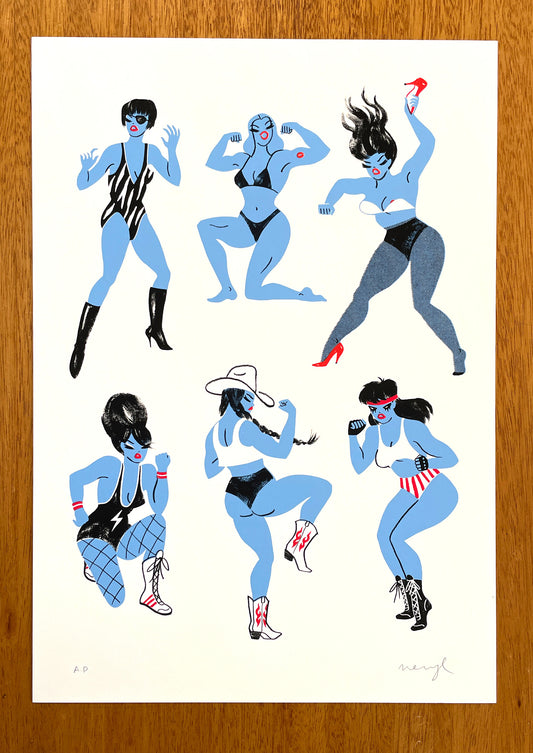 A3 Fight Like a Girl (Artist Proof)