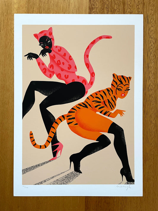 A3 Crazy Cat Ladies (Seconds)