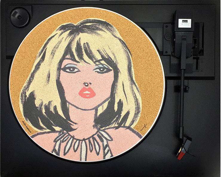 Cork turntable mats - Blondie