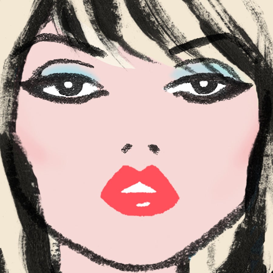 A4 and A3 limited edition giclee pop art print featuring Deborah Harry from Blondie by Australian female artist Neryl Walker.